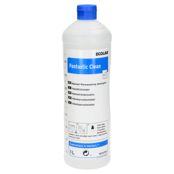 Handdiskmedel Ecolab Pantastic Clean 1L, 9031290