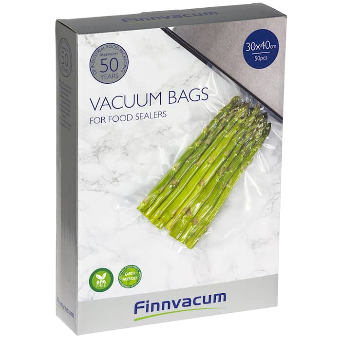 Finnvacum Vakuumpåse 30x40 cm 50-pack, räfflade