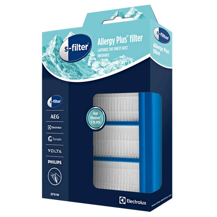ALLERGI PLUS FILTER SKÖLJBART  EFS1W, 9001677682